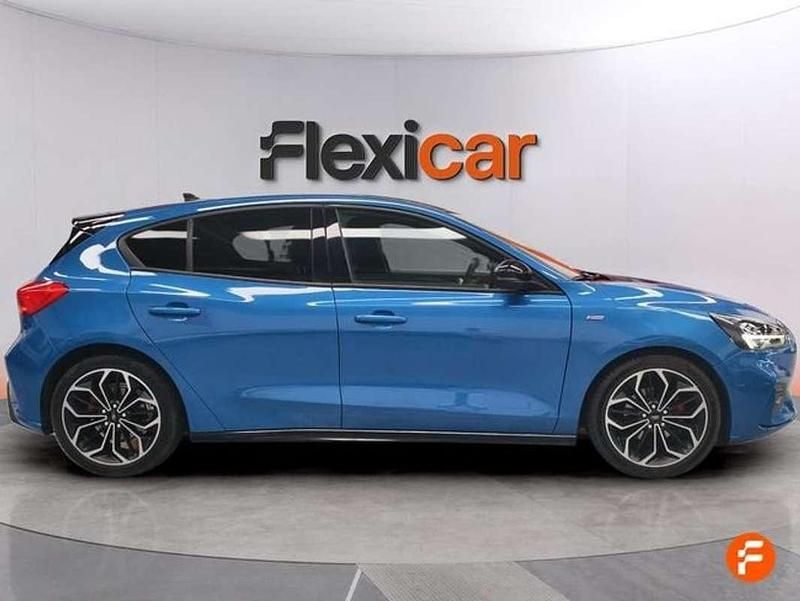 Brugt Ford Focus ST-Line 125 HK (91 kW) 2019 Blå Hatchback