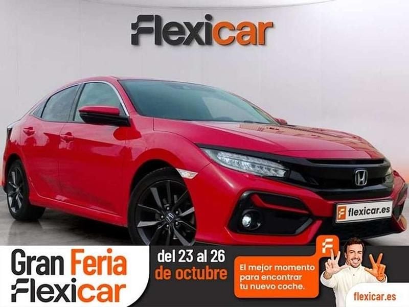 Rojo Usado 2021 Honda Civic Elegance Utilitario | 19.990 € (Buen precio) - Imagen 1/4