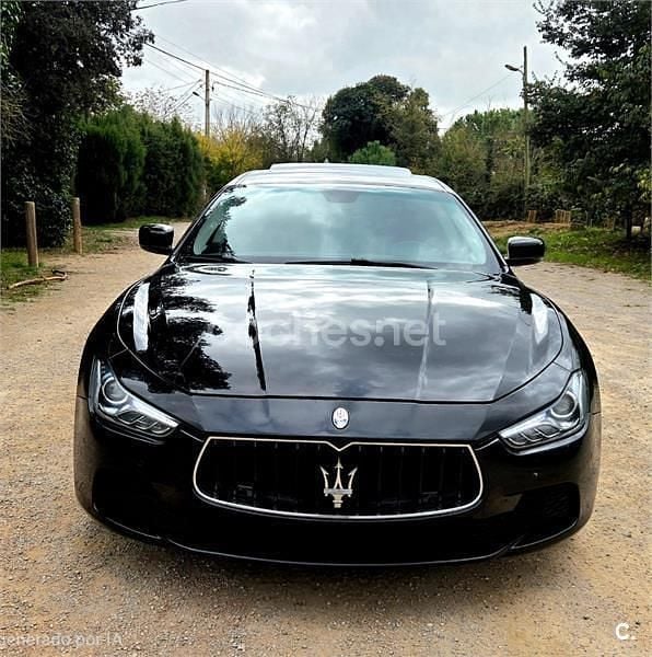 Negro Usado 2014 Maserati Ghibli Berlina | 19.500 € (Buen precio) - Imagen 1/4