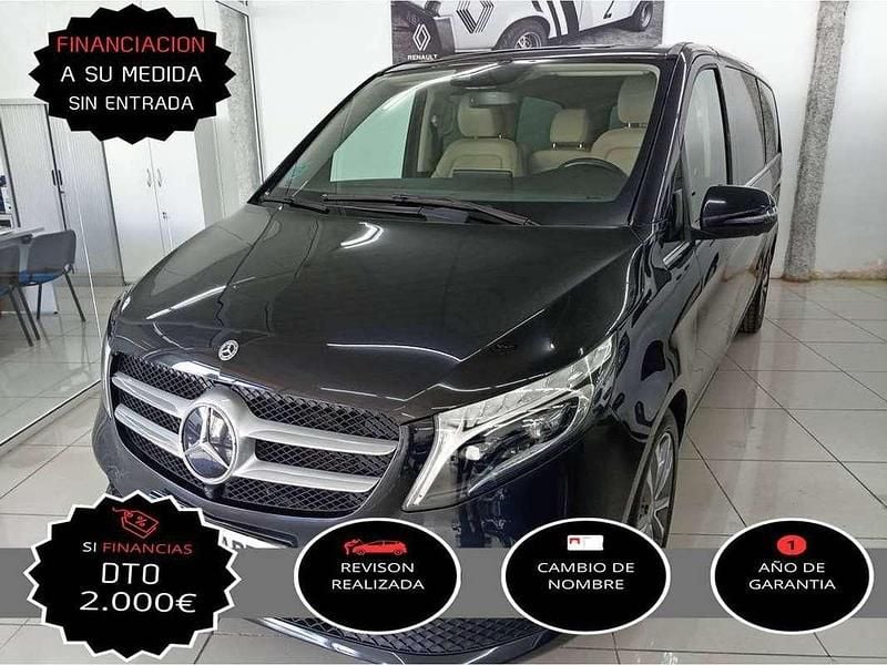 Negro Usado 2022 Mercedes V220 Avantgarde Monovolumen | 55.900 € (Caro) - Imagen 1/4