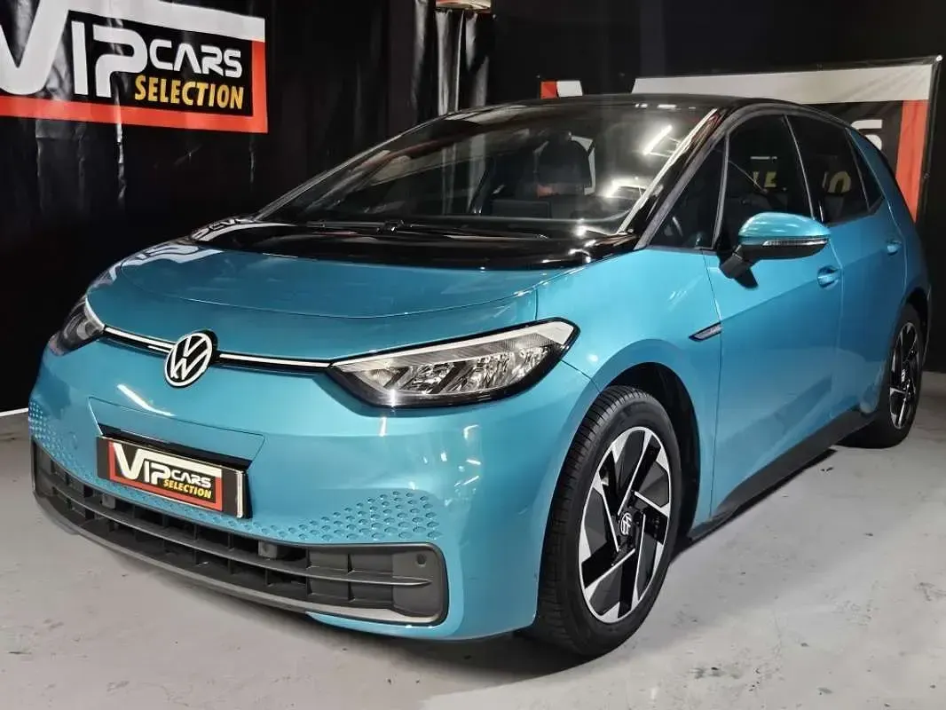 Usado VW ID.3 Pure 110 kW (150 CV) 2021 Azul Utilitario