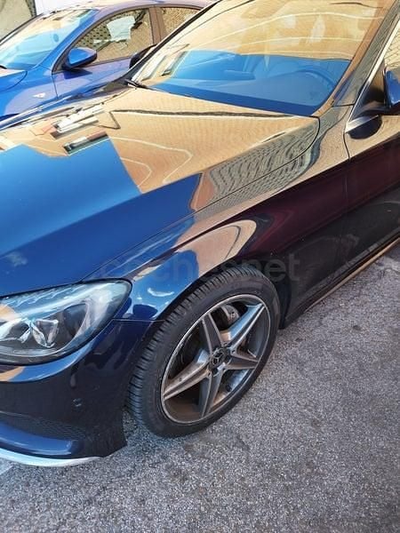 Usado Mercedes C220 170 CV (125 kW) 2017 Azul Berlina