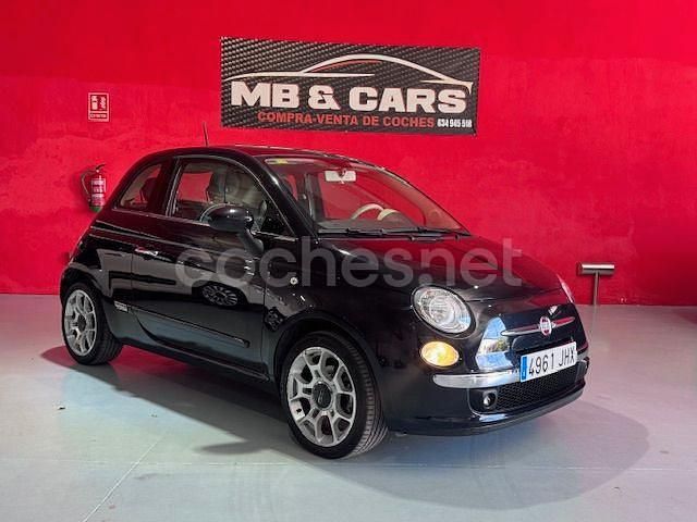Negro Usado 2015 Fiat 500 Lounge Berlina | 7900 € (Precio justo) - Imagen 1/4