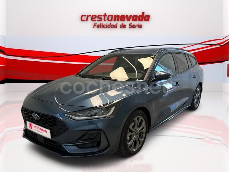Azul Usado 2025 Ford Focus ST-Line X Familiar | 22.500 € (Precio justo) - Imagen 1/4