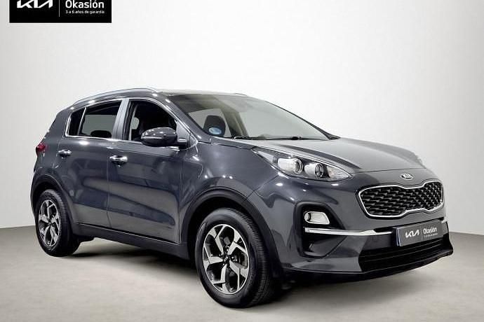 Negro Usado 2021 Kia Sportage Plus SUV | 17.490 € (Buen precio) - Imagen 1/4
