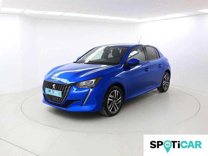 Usado Peugeot 208 Allure 99 CV (72 kW) 2021 Azul Utilitario