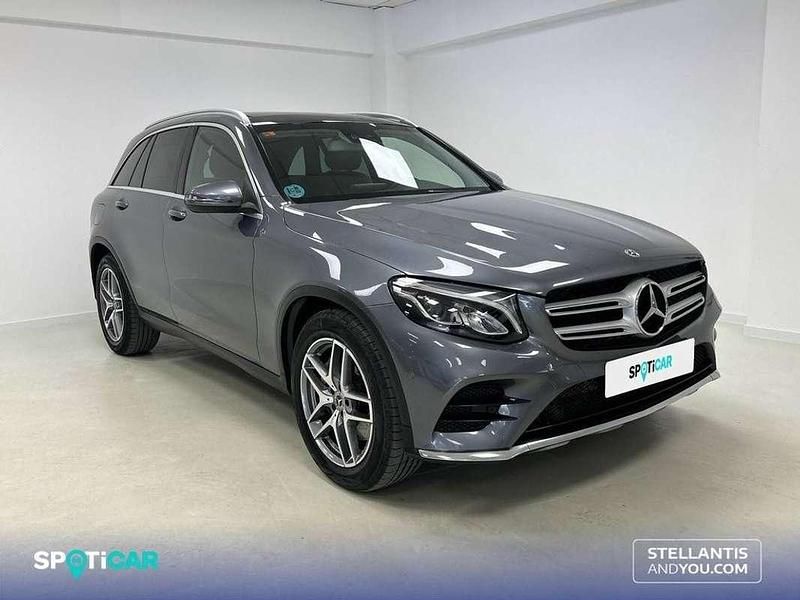 Usado Mercedes GLC220 170 CV (125 kW) 2018 Gris SUV