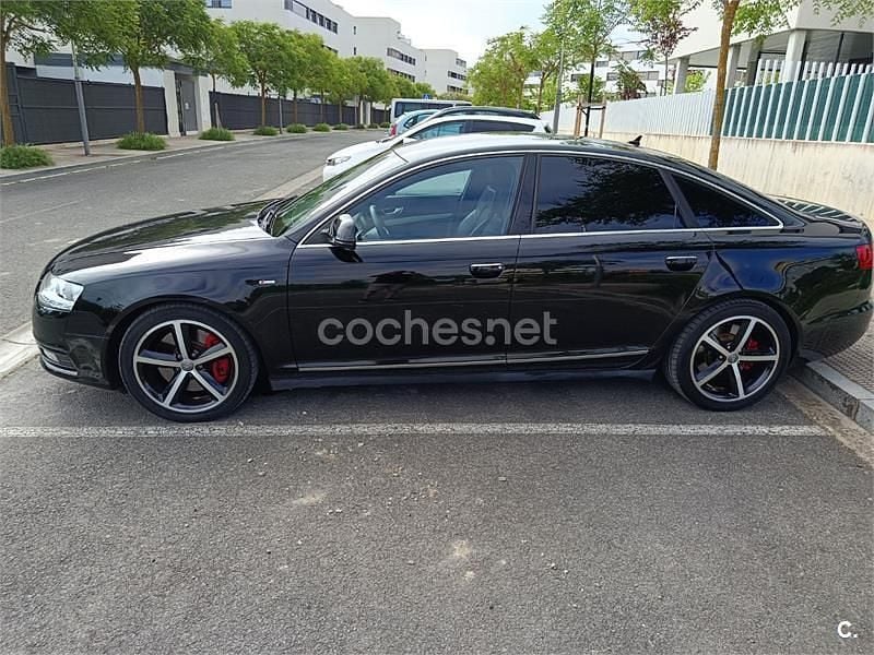 Usado Audi A6 240 CV (176 kW) 2010 Negro Berlina