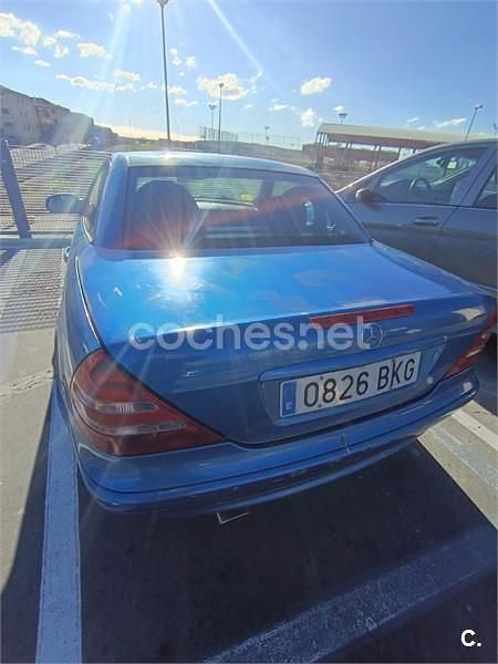 Usado Mercedes SLK200 163 CV (119 kW) 2001 Azul Descapotable