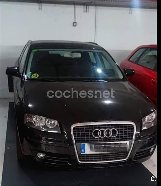 Usado Audi A3 Ambition 140 CV (102 kW) 2007 Negro Berlina