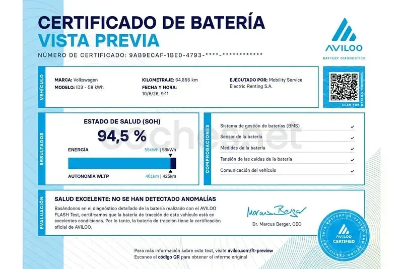 Usado VW ID.3 150 kW (204 CV) 2020 Eléctrico Utilitario