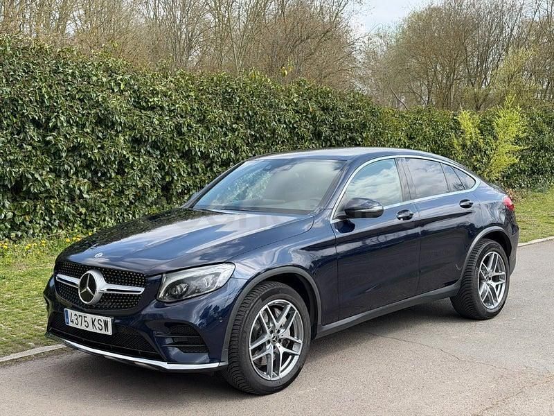 Usado Mercedes GLC220 170 CV (125 kW) 2019 Azul Coupe