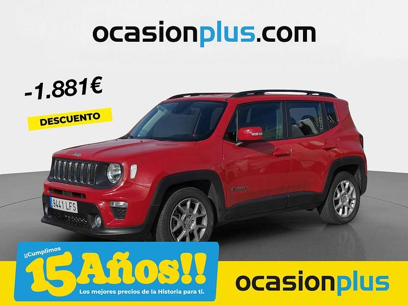 Rojo Usado 2020 Jeep Renegade Longitude SUV | 20.700 € (Precio justo) - Imagen 1/4