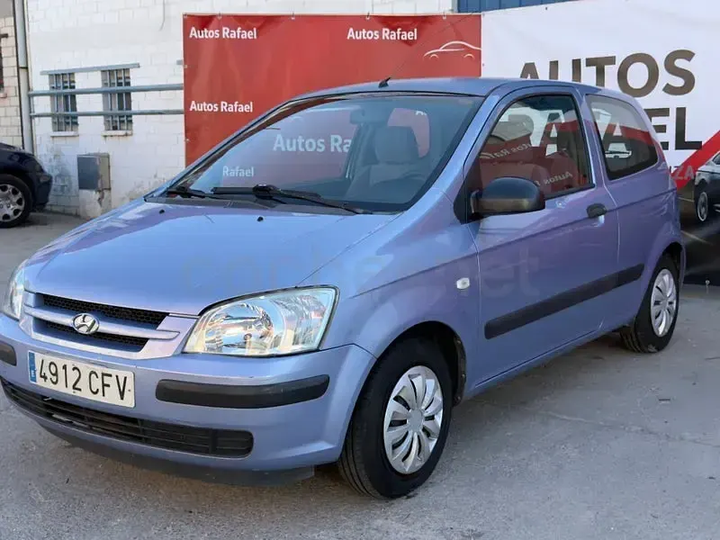 Usado Hyundai Getz 63 CV (46 kW) 2003 Azul Utilitario