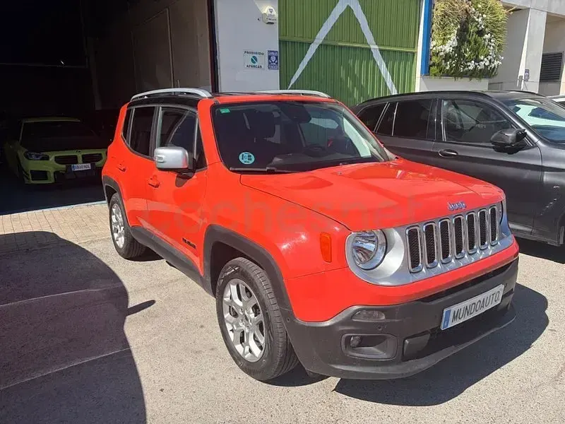 Usado Jeep Renegade Limited 140 CV (102 kW) 2018 Naranja SUV