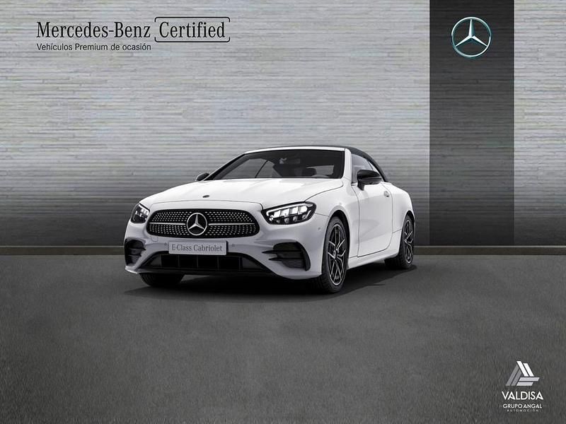 Blanco Usado 2023 Mercedes E220 Descapotable | 64.400 € (Precio justo) - Imagen 1/4