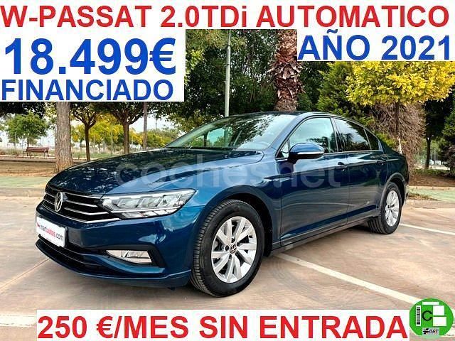 Azul Usado 2021 VW Passat Berlina | 20.499 € (Un poco caro) - Imagen 1/4