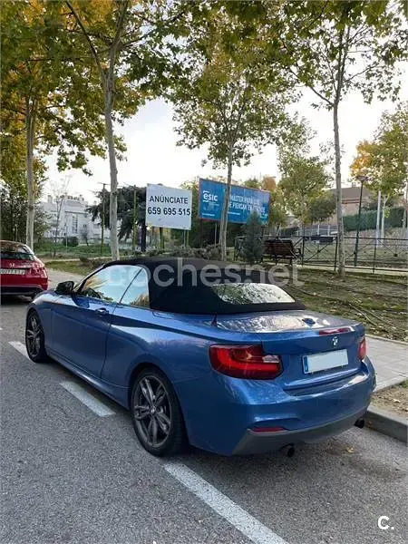 Usado BMW M235 M Performance 326 CV (239 kW) 2016 Azul Descapotable
