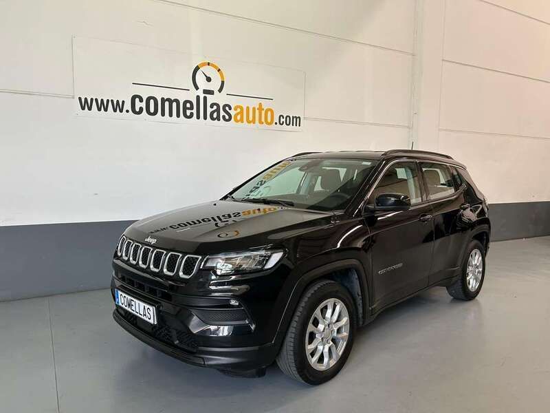 Negro Usado 2021 Jeep Compass Longitude SUV | 19.990 € (Precio justo) - Imagen 1/4