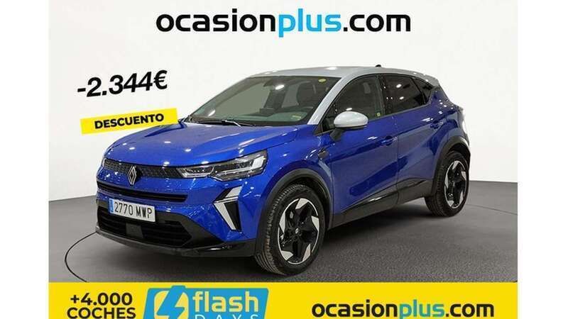 Azul Usado 2024 Renault Captur Techno SUV | 23.446 € - Imagen 1/4