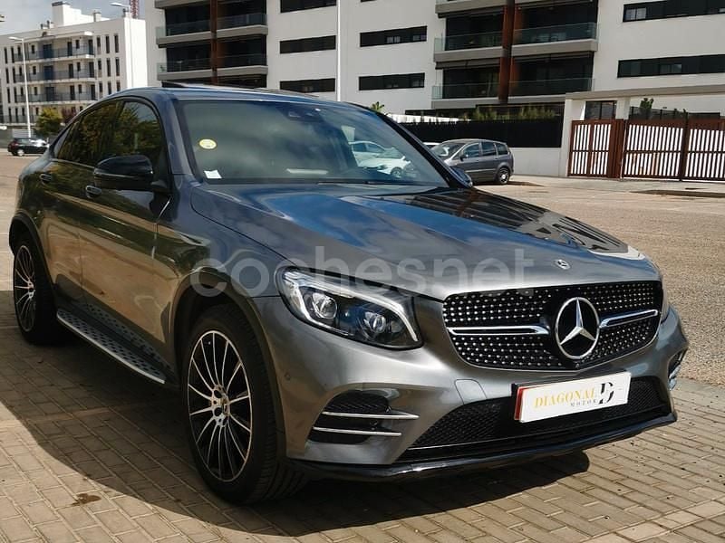 Usado Mercedes GLC250 204 CV (150 kW) 2018 Gris / plata Coupe