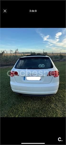Usado Audi A3 Attraction 140 CV (102 kW) 2010 Blanco Utilitario