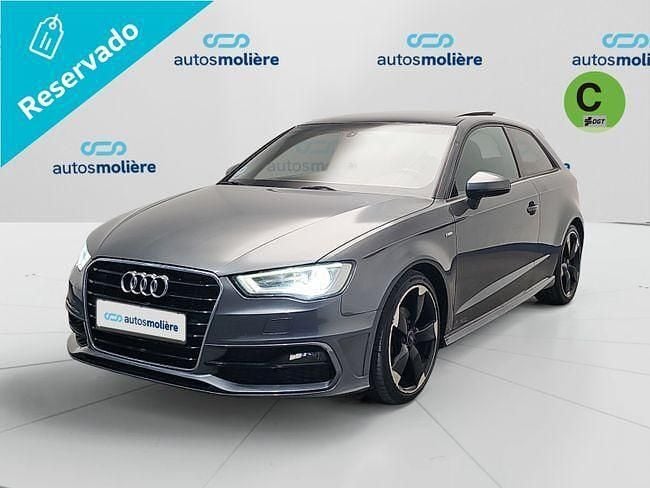 Usado Audi A3 S-Line 150 CV (110 kW) 2015 Gris Utilitario