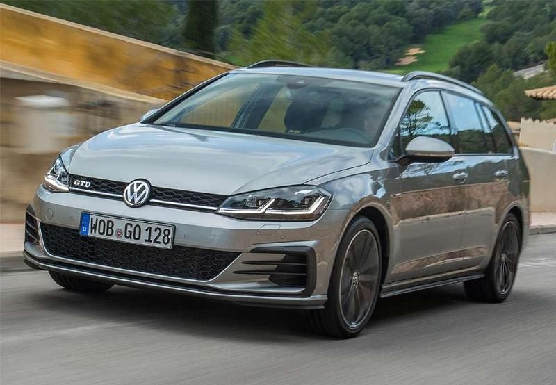 Usado VW Golf VII GTD 184 CV (135 kW) 2017 Gris Familiar