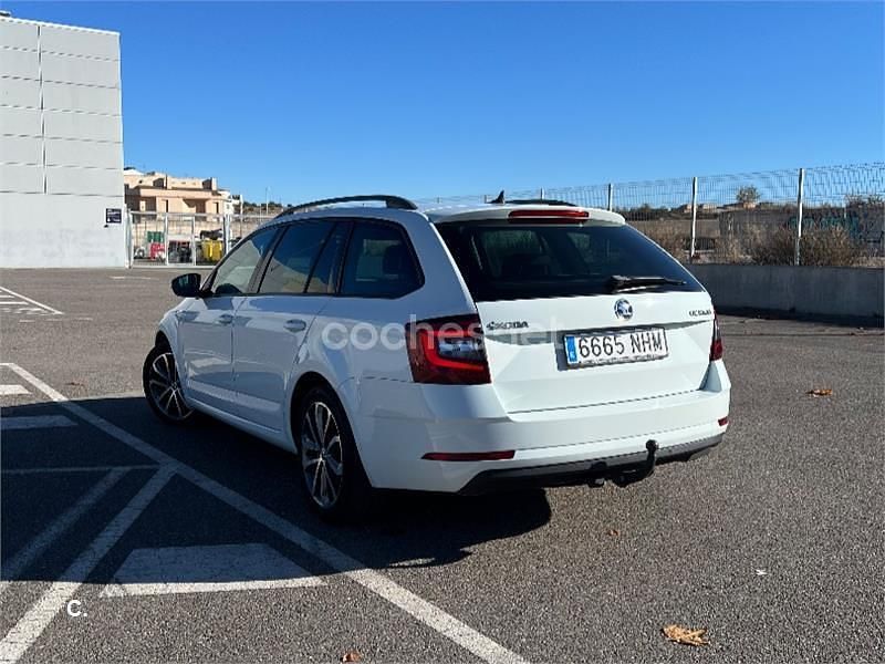 Brugt Skoda Octavia Style 150 HK (110 kW) 2017 Hvid Stationcar