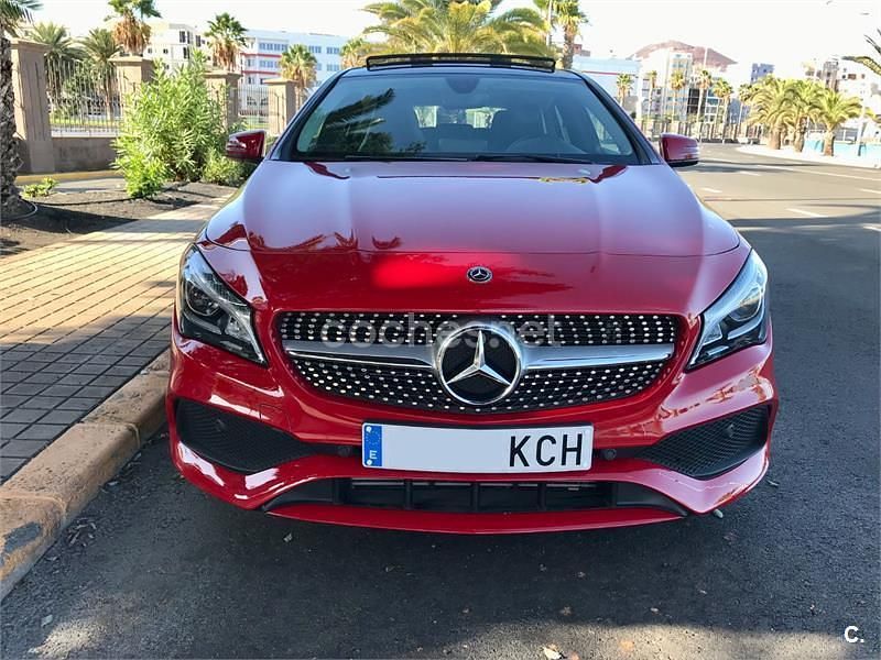 Rojo Usado 2018 Mercedes CLA220 Shooting Brake Familiar | 17.900 € (Super precio) - Imagen 1/4