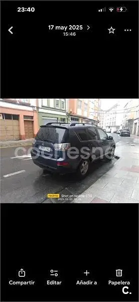 Usado Mitsubishi Outlander Invite 140 CV (102 kW) 2007 Azul SUV