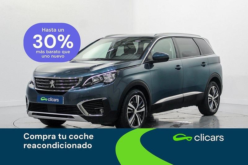 Verde Usado 2017 Peugeot 5008 Allure Monovolumen | 16.490 € (Precio justo) - Imagen 1/4