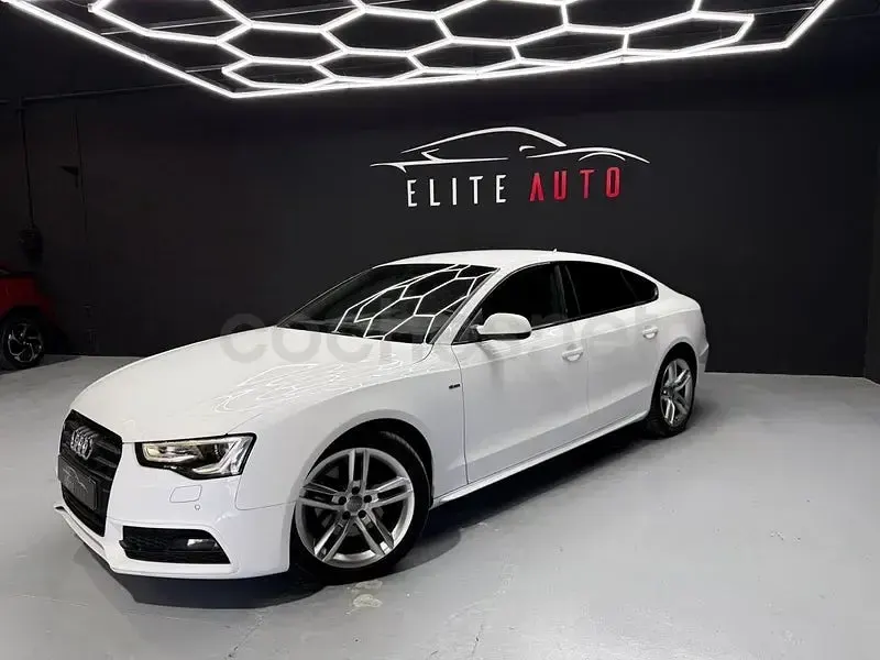 Usado Audi A5 Sportback S-Line 218 CV (160 kW) 2016 Blanco Utilitario