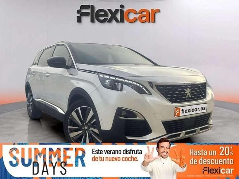 Blanco Usado 2019 Peugeot 5008 GT-line Monovolumen | 20.890 € (Precio justo) - Imagen 1/4