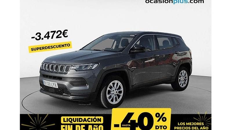 Usado Jeep Compass Longitude 131 CV (96 kW) 2022 Gris SUV