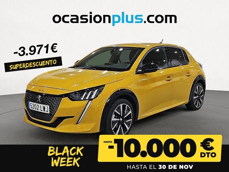 Amarillo Usado 2022 Peugeot 208 GT Utilitario | 16.850 € (Caro) - Imagen 1/4