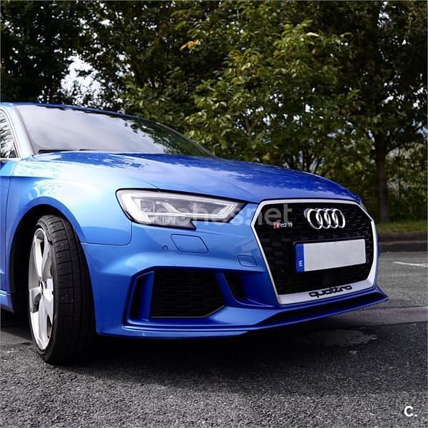 Usado Audi RS3 400 CV (294 kW) 2019 Azul Berlina