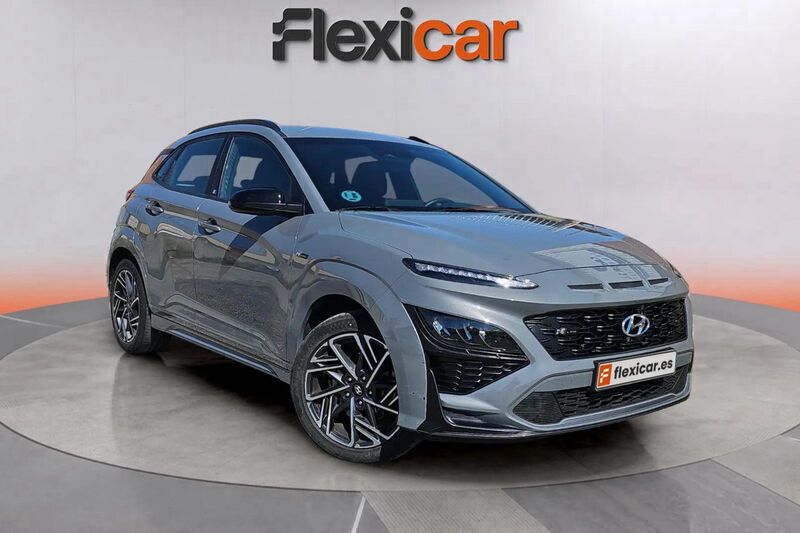 Gris Usado 2022 Hyundai Kona N Line SUV | 18.990 € (Precio justo) - Imagen 1/4