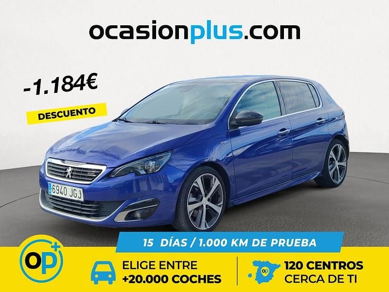 Azul Usado 2015 Peugeot 308 GT-line Utilitario | 9806 € (Buen precio) - Imagen 1/4