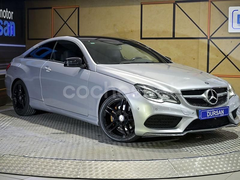 Usado Mercedes E220 171 CV (125 kW) 2014 Gris Coupe