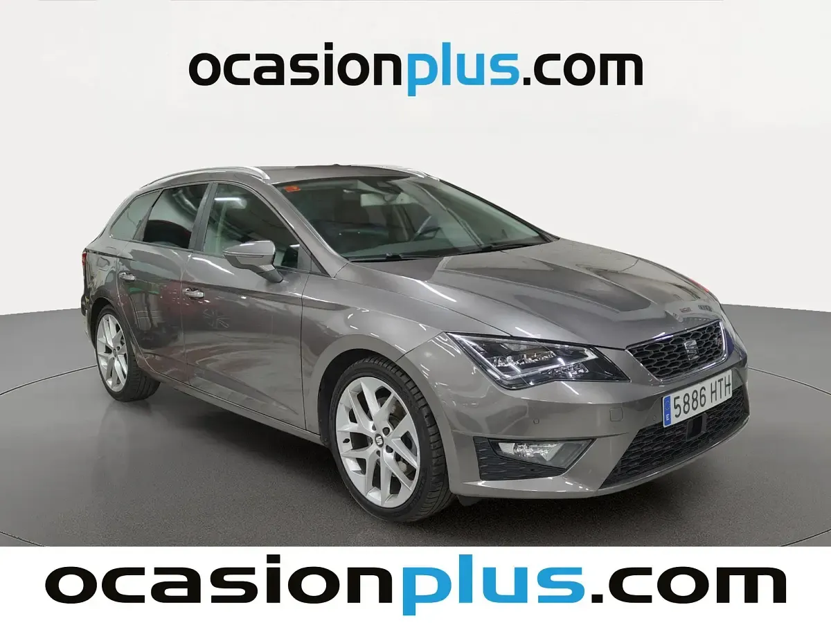 Usado Seat Leon FR 184 CV (135 kW) 2013 Gris Monovolumen