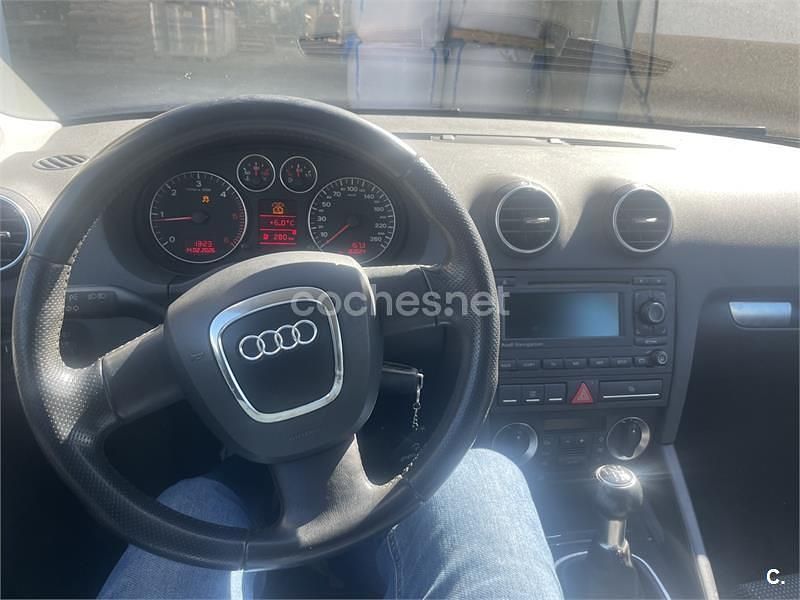 Usado Audi A3 Ambiente 170 CV (125 kW) 2007 Negro Utilitario