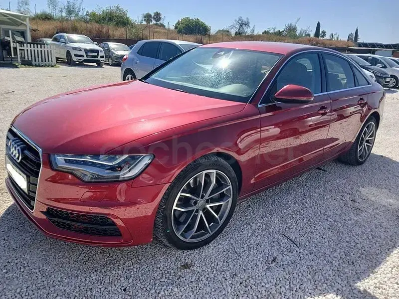 Usado Audi A6 313 CV (230 kW) 2013 Granate Familiar