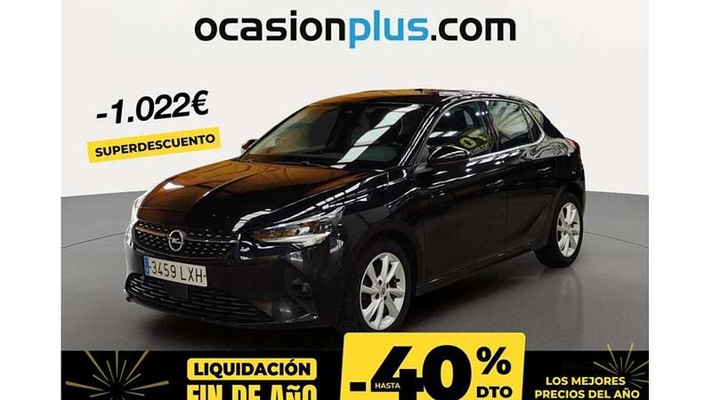 Negro Usado 2022 Opel Corsa Elegance Utilitario | 10.228 € (Precio justo) - Imagen 1/4