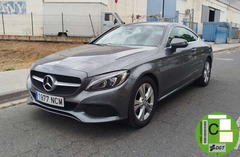 Gris / plata Usado 2017 Mercedes C220 Coupe | 20.995 € (Buen precio) - Imagen 1/4