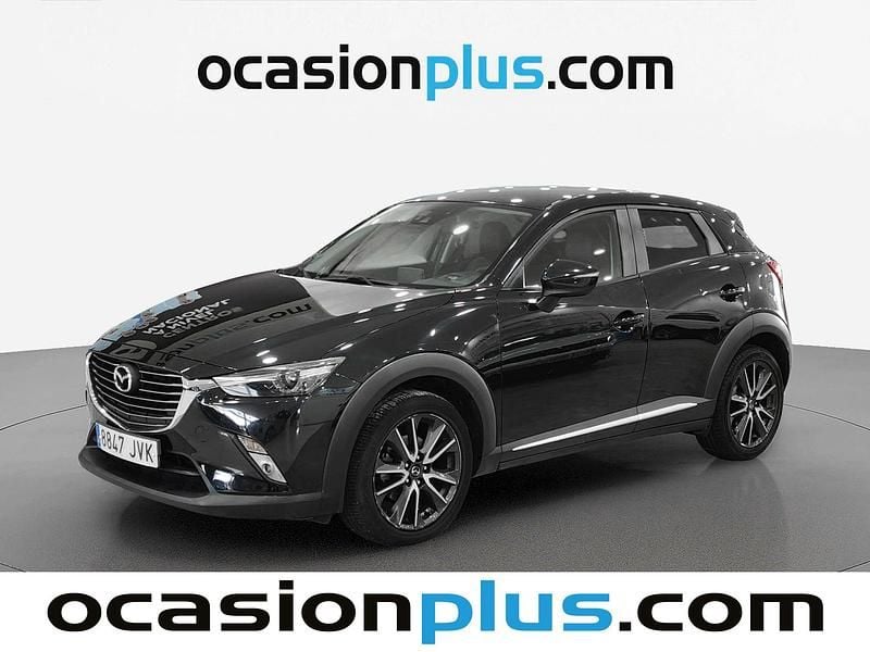 Negro Usado 2016 Mazda CX-3 Luxury SUV | 15.990 € (Precio justo) - Imagen 1/4