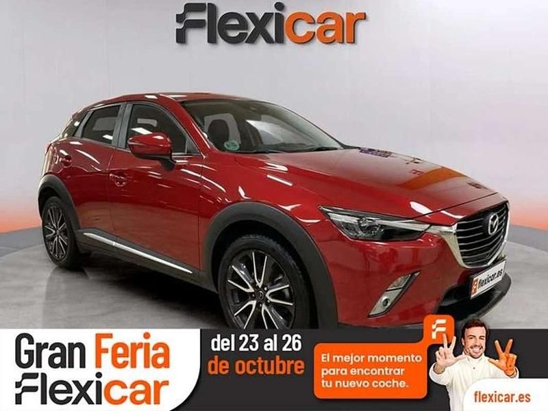 Burdeos Usado 2017 Mazda CX-3 Luxury SUV | 15.990 € (Un poco caro) - Imagen 1/4