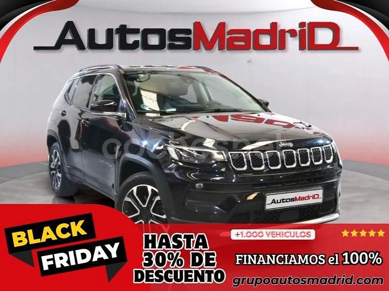 Negro Usado 2021 Jeep Compass Limited SUV | 21.990 € (Precio justo) - Imagen 1/4