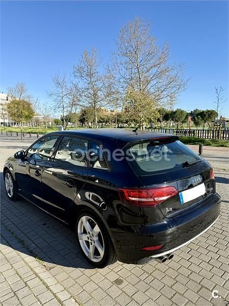 Usado Audi A3 Sport 150 CV (110 kW) 2018 Negro Berlina