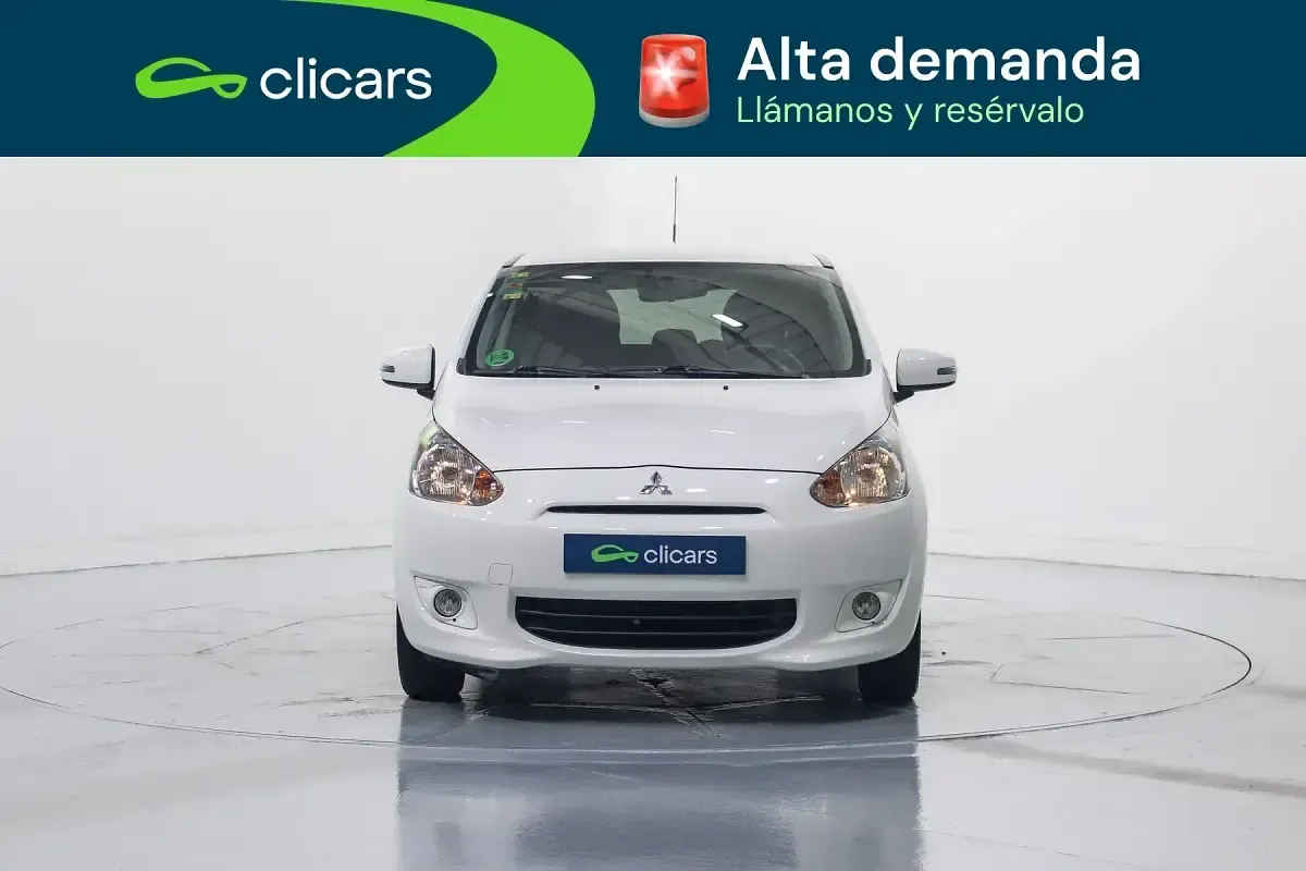 Usado Mitsubishi Space Star Motion 80 CV (58 kW) 2014 Blanco Monovolumen